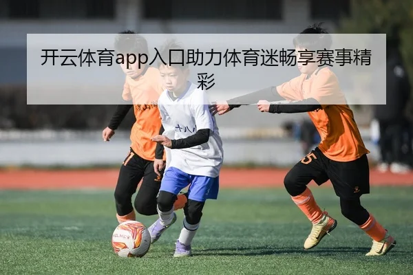 开云体育app入口助力体育迷畅享赛事精彩