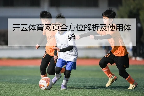 开云体育网页全方位解析及使用体验
